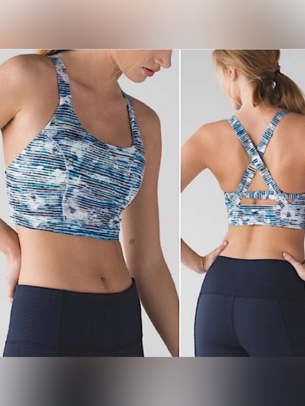 Lululemon Pure Practice Bra
Blurry Belle Blue Lavender
Sports Athletic